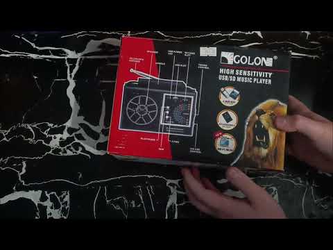 Видео: Радиоприемник GOLON RX-9922UAR