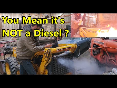 Видео: Сможем ли мы её спасти? Разобранный погрузчик Mustang 70-х годов