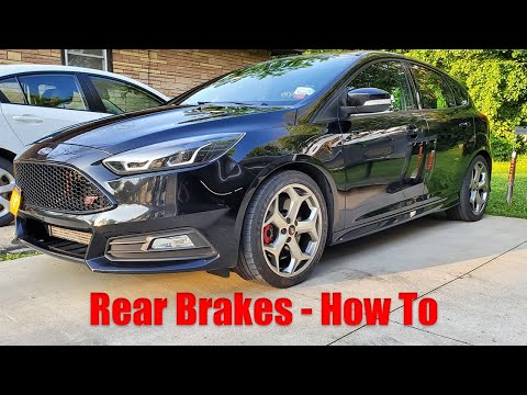 Видео: Как заменить задние тормоза на Focus ST