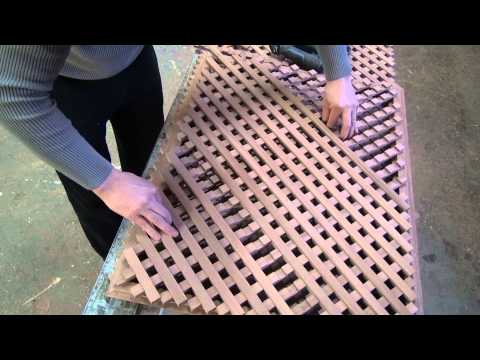 Видео: Изготовление деревянной решетки , версия 2