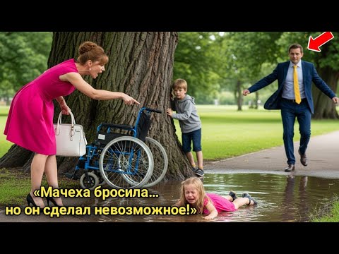 Видео: Мачеха бросила девочку-инвалида в грязи, но то, что сделал миллионер, поразило всех 💔 | История,