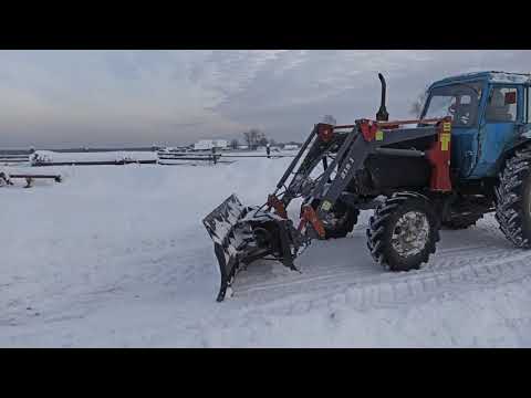 Видео: Доработал гидроповоротный отвал на фронтальный погрузчик  Metal Fach T219