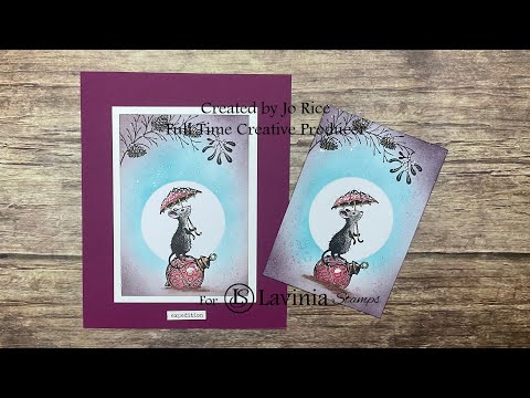 Видео: Вторник чертополоха от Джо Райс #laviniastamps #штамповка #видеоизготовлениякарт