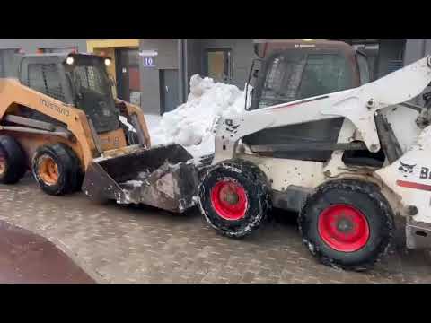 Видео: Mustang 2700v VS Bobcat S650#противостояние #мини-погрузчик#погрузчик