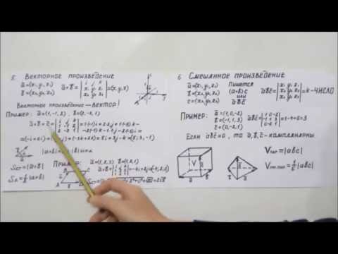 Видео: Действия над векторами