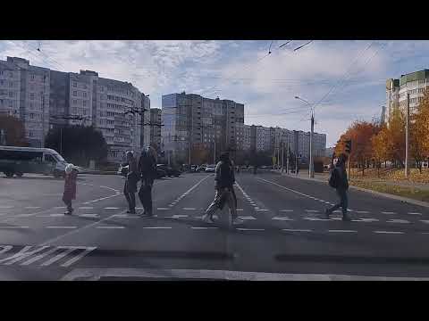 Видео: Минск.Осенние улицы города.Сухарево, Малиновка.26.10.24 г.