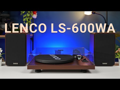 Видео: Обзор Lenco LS-600WA | Виниловый проигрыватель с акустикой 2.0