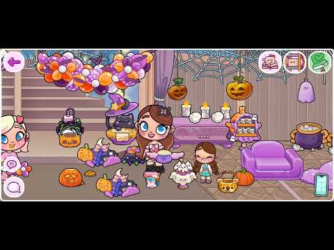 Видео: Обустраиваю дом на хэлоуин🤡🖤👻. Аватар ворлд