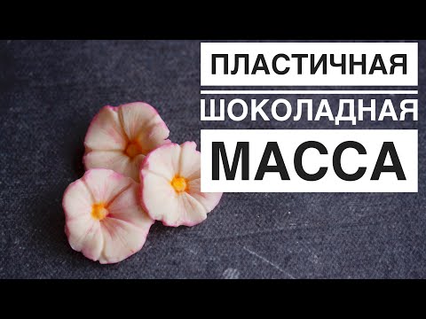 Видео: ПЛАСТИЧНАЯ ШОКОЛАДНАЯ МАССА ┃ ИДЕАЛЬНАЯ ДЛЯ ЛЕПКИ ЦВЕТОВ