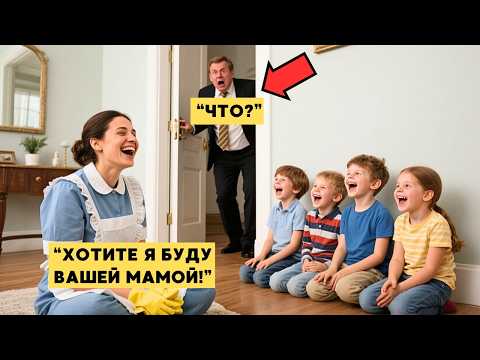 Видео: НИ ОДНА НЯНЯ НЕ ПРОДЕРЖАЛАСЬ НИ ДНЯ С ЧЕТЫРЬМЯ ДЕТЬМИ МИЛЛИОНЕРА, ПОКА УБОРЩИЦА В ИНВАЛИДНОМ КРЕСЛЕ
