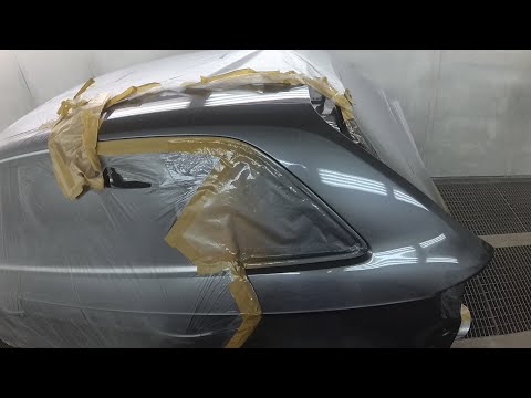 Видео: Покраска Audi RS3 | Sagola 3300 Tech | Car painting base & clear