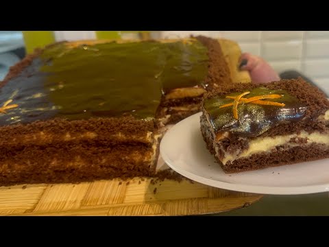 Видео: Новогодний торт ШОК-ОРАНЖ -нежнейший дует шоколада и апельсина ❤️🍊 🍫🌲