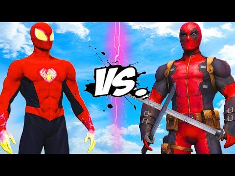 Видео: Человек-паук Феникс против Дэдпула - эпическая битва