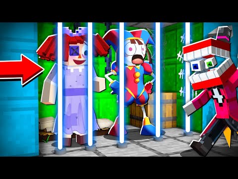 Видео: КАК ПОМНИ И РАГАТЕ СБЕЖАТЬ ИЗ ТЮРЬМЫ В МАНЙКРАФТ 100% ТРОЛЛИНГ МУЛЬТИК DIGITAL CIRCUS