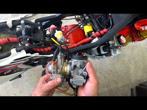 Видео: Вакуумный карбюратор PD30 от mibbi + CDI