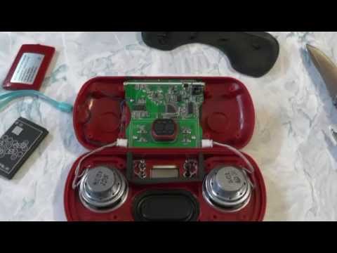 Видео: А что внутри :) Разбираем портативную колонку Atlanfa AT 6525 stereo 3D.