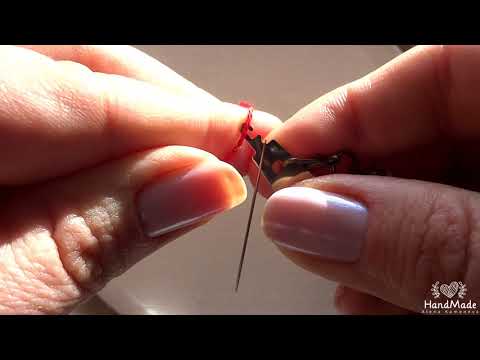Видео: Как закрепить нить методом петля? Закрепка нити. Вышивка крестом.