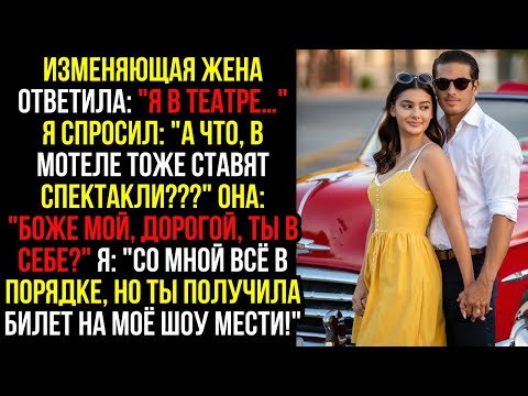 Видео: Изменяющая Жена Ответила: "Я в Театре…" Я Спросил: "А Что, В Мотеле Тоже Ставят Спектакли???"....