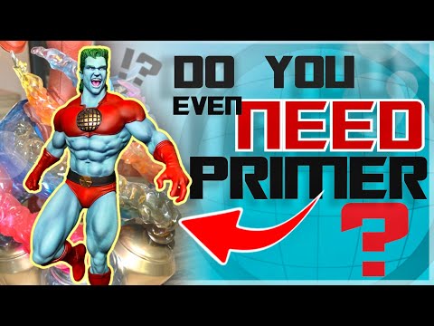 Видео: Можно ли красить 3D-принты БЕЗ грунтовки? (Капитан Планета)