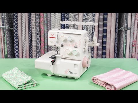 Видео: Janome MyLock 204d - Обзор оверлока