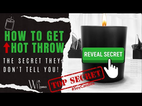 Видео: Секрет отличного горячего броска соевых свечей
