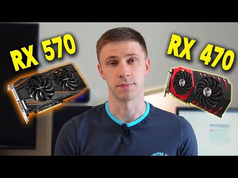 Видео: RX 470 vs RX 570 Какую видеокарту выбрать