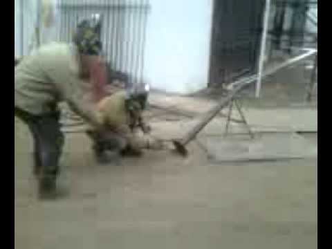 Видео: кислородно-пропановая пушка