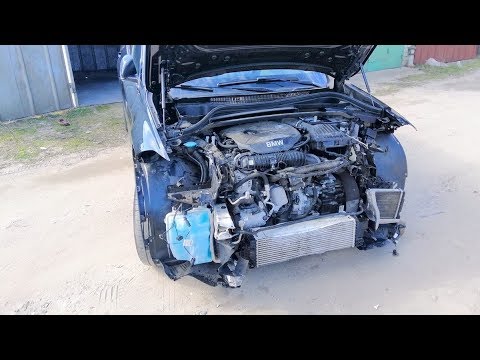 Видео: BMW X1. Лобовой. Повреждения.