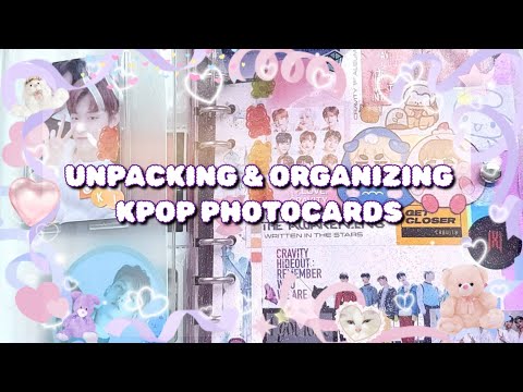 Видео: РАСПАКОВКА КАРТ И ОРГАНИЗАЦИЯ БИНДЕРА (ч.2) | unpacking & organizing kpop photocards