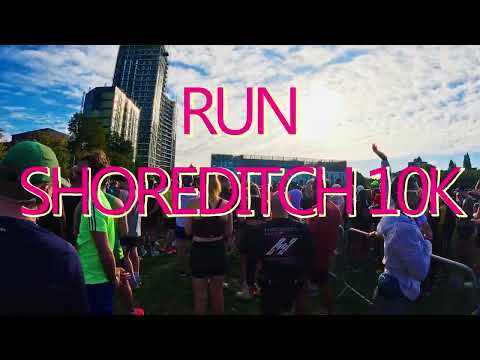 Видео: Бег на Saucony Run Shoreditch 10K. Виртуальный забег.