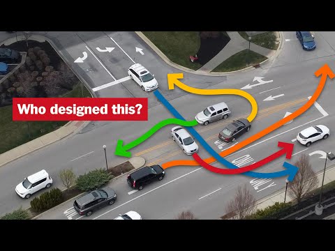 Видео: Эти перекрестки должны быть запрещены