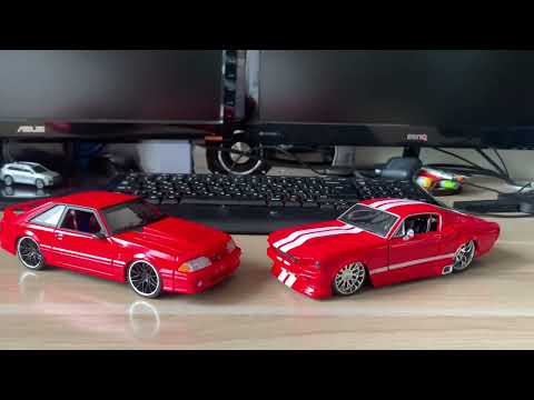 Видео: Обзор моделей Ford Mustang в масштабе 1/24 от Maisto