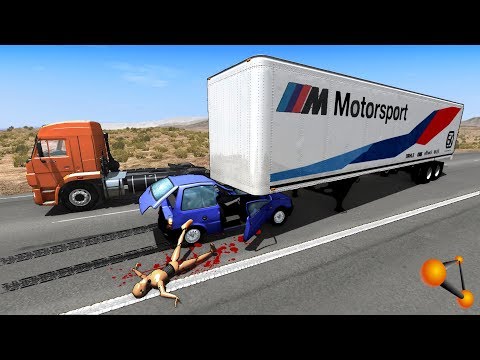 Видео: КОГДА НЕ ЗАКРЕПИЛ ПРИЦЕП! НЕУПРАВЛЯЕМАЯ СТАЛЬ | BeamNG.drive