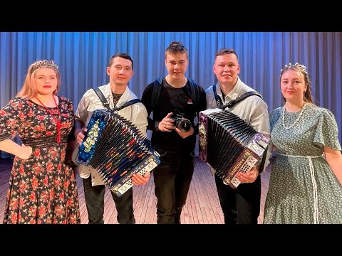 Видео: Ансамбль Гуляночка, Владимир Трошев и Генрих Немчинов в Койгородке | Концерт на гармони