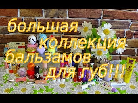 Видео: БОЛЬШАЯ КОЛЛЕКЦИЯ БАЛЬЗАМОВ ДЛЯ ГУБ! (запрос)