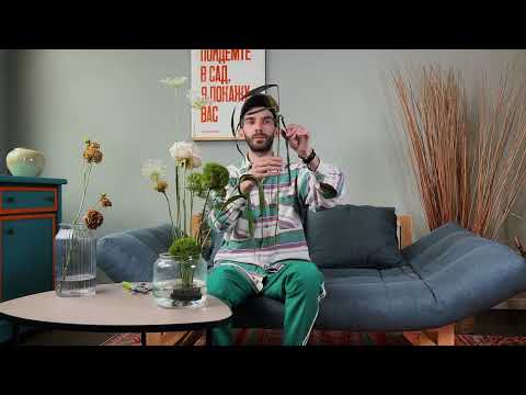 Видео: Собираем композицию на кензане. Подобрали специально цветы которые идеально подойдут.