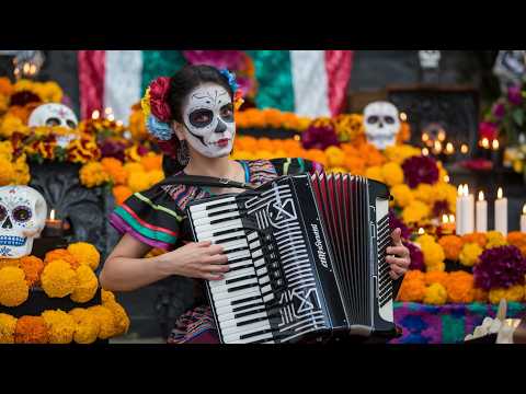 Видео: День мертвых в Мексике: традиционная мексиканская музыка и яркие празднования﻿