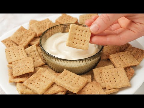 Видео: Хрустящие овсяные крекеры! Самая простая полезная закуска!