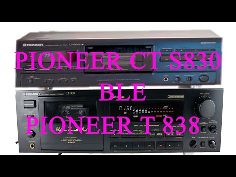 Видео: Pioneer CT S830 дека пионер дека deck  t 838 Pioneer T-838 калибровка  как есть