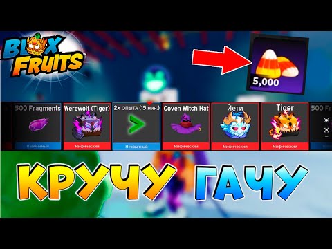 Видео: БЛОКС ФРУТС ТРАЧУ 5000 конфет на НОВУЮ ГАЧУ🍈🌊