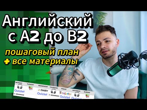 Видео: Как вырасти с А2 до B2 в английском: пошаговый план и все материалы