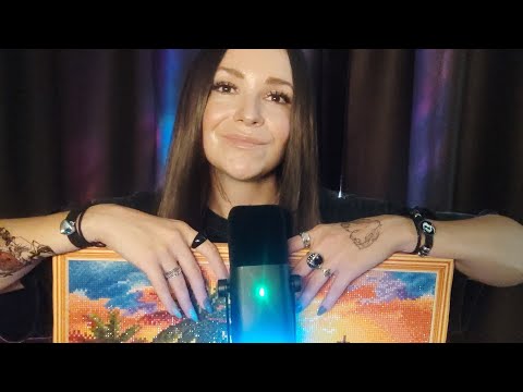 Видео: Показываю картины/Таппинг, царапанье/АСМР Тихий голос
