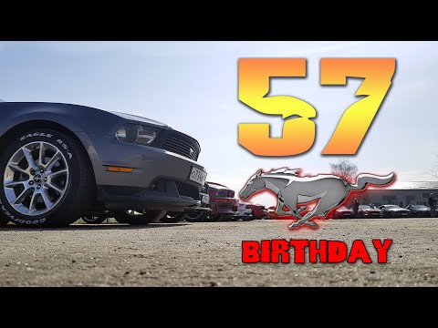 Видео: Как мы отметили 57 День Рождения Мустанга🔥Mustang 57th BIRTHDAY