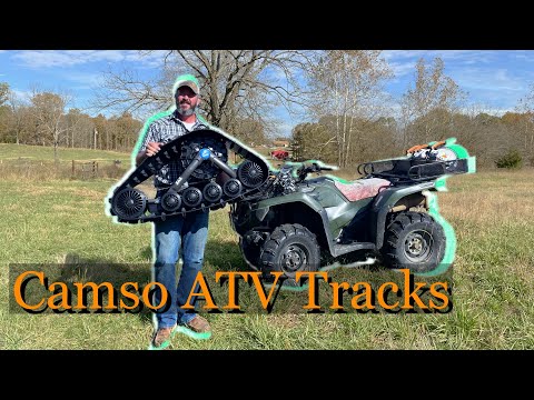Видео: Простая замена гусениц! Комплект для переоборудования гусениц Camso ATV #спонсируется #camsotrack...