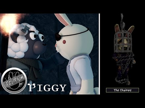Видео: БАННИ. Продолжение её истории в Пигги роблокс | Piggy roblox | Бейдж Decay 2 + скин The Chained