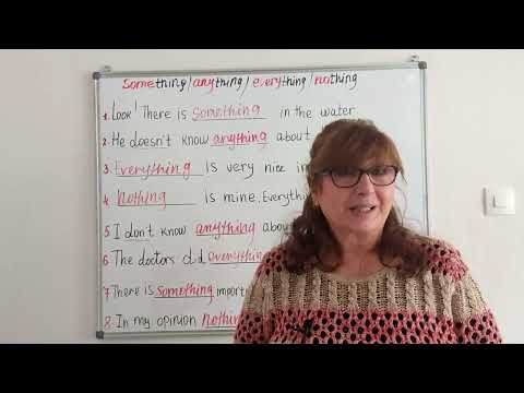 Видео: Английский для начинающих. Местоим-я Something/ Anything/Everything/Nothing.
