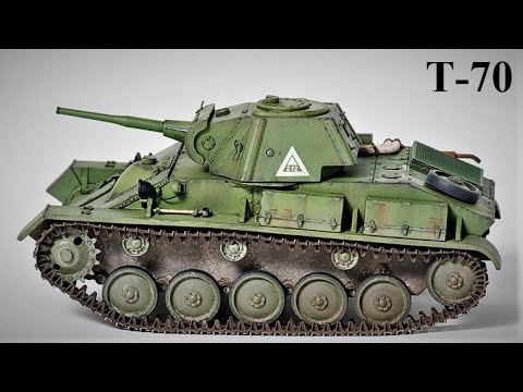 Видео: Лёгкий танк Т-70. СССР, 1942 год