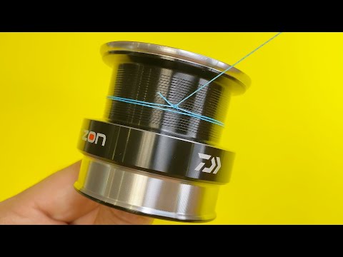 Видео: Сделай так и твоя леска или шнур никогда не развяжется, как привязать леску к катушке