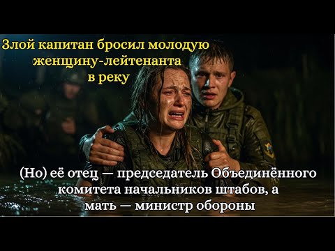 Видео: «Твой отец генерал?» — хитрый капитан спросил, бросив в реку новоиспечённую женщину-лейтенанта.