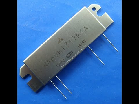 Видео: Усилитель мощности радиочастоты 145 МГц на RA60H1317M1A. Внешний вид. Небольшие эксперименты.